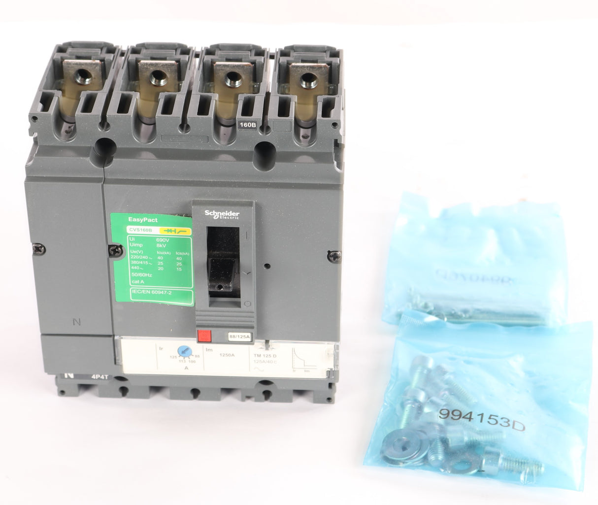 ATLAS COPCO ­-­ 1636001284 ­-­ CIRCUIT BREAKER MC 4P 125A R C