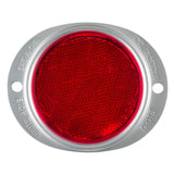 GROTE ­-­ 40192 ­-­ STEEL TWO-HOLE MOUNTING RED REFLECTOR