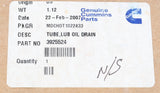 CUMMINS ENGINE CO. ­-­ 3925524 ­-­ LUBRICATING OIL DRAIN TUBE