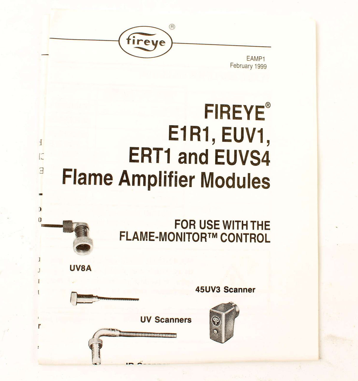 FIREYE  ­-­ EUV1 ­-­ FLAME SENSOR AMPLIFIER MODULE