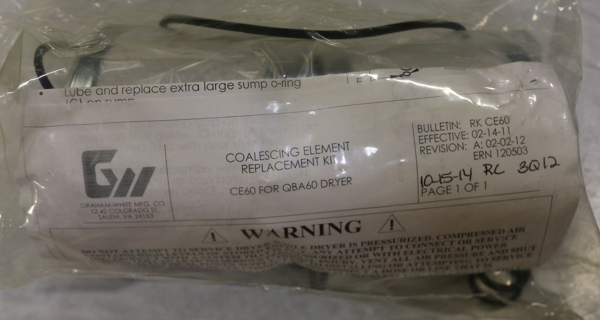 PREVOST ­-­ 19400584 ­-­ TOWER FILTER KIT