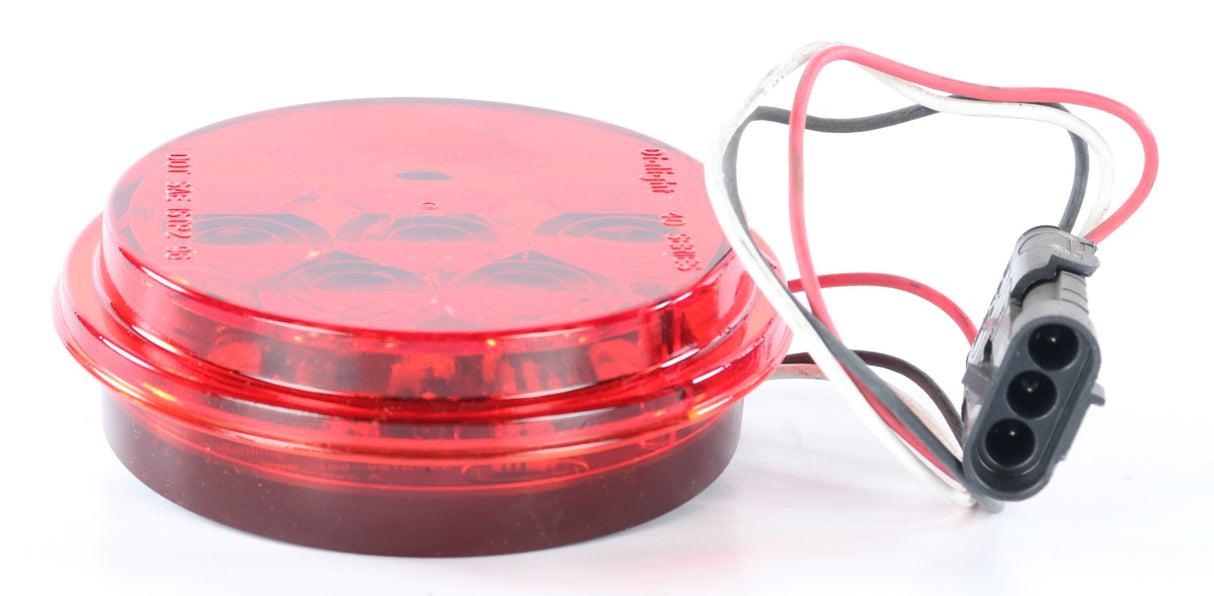 DIALIGHT ­-­ 46121RB ­-­ RED LED LIGHT - 4" ROUND STOP/TURN/TAIL 12V