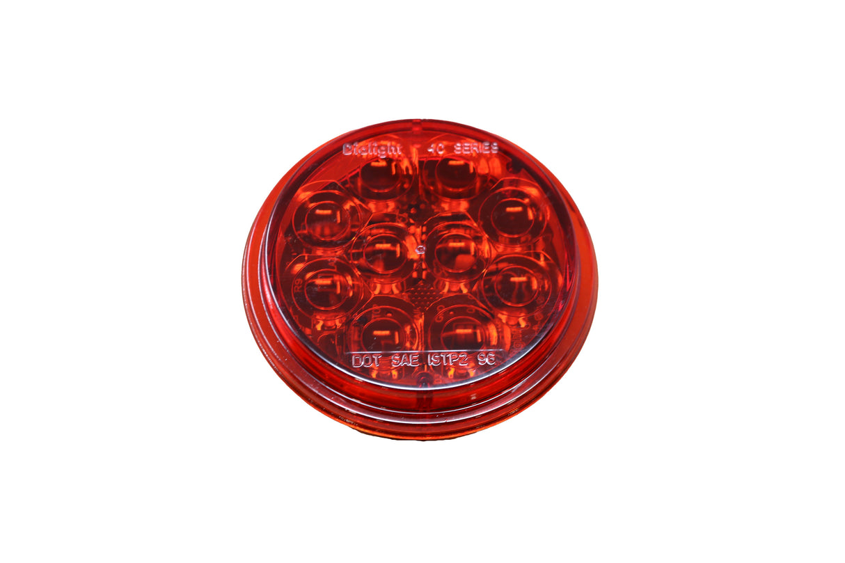 DIALIGHT ­-­ 46121RB ­-­ RED LED LIGHT - 4" ROUND STOP/TURN/TAIL 12V