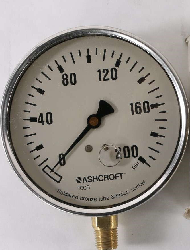 ATLAS COPCO ­-­ 1312500064 ­-­ PRESSURE GAUGE 0-2000PSI 4.0 IN DIA