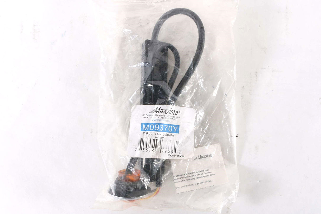 MAXXIMA ­-­ M09370Y ­-­ AMBER 1" AUX STROBE LED