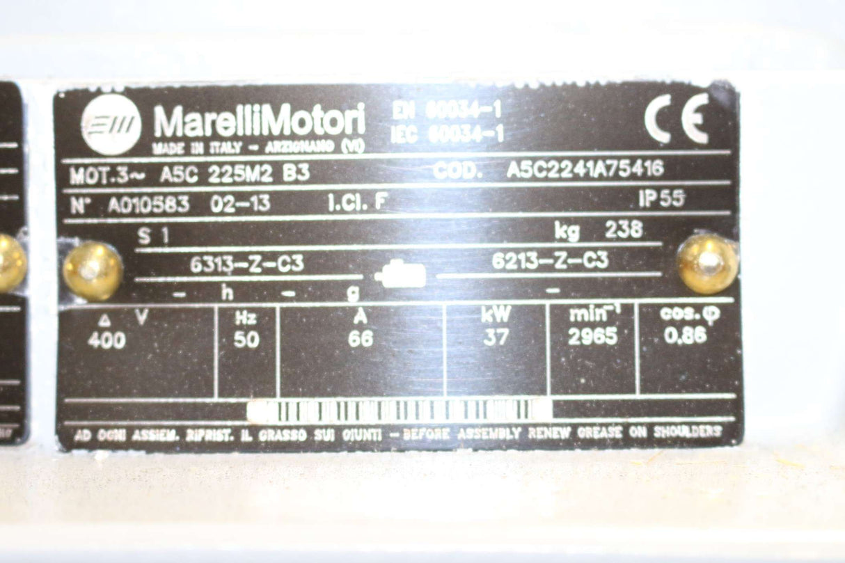 MARELLI MOTORI  ­-­ A5C2241A75416 ­-­ ELECTRIC MOTOR 37/45kW 400V 50Hz