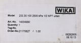 WIKA ­-­ 14004990 ­-­ PRESSURE GAUGE 233.30.100 2500kPa