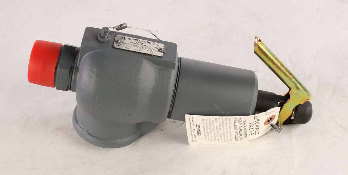 EMERSON - KUNKLE VALVE/CASH ­-­ 910BGFM03AKE ­-­ VALVE-SAFETY:1.25NPT  54PSI