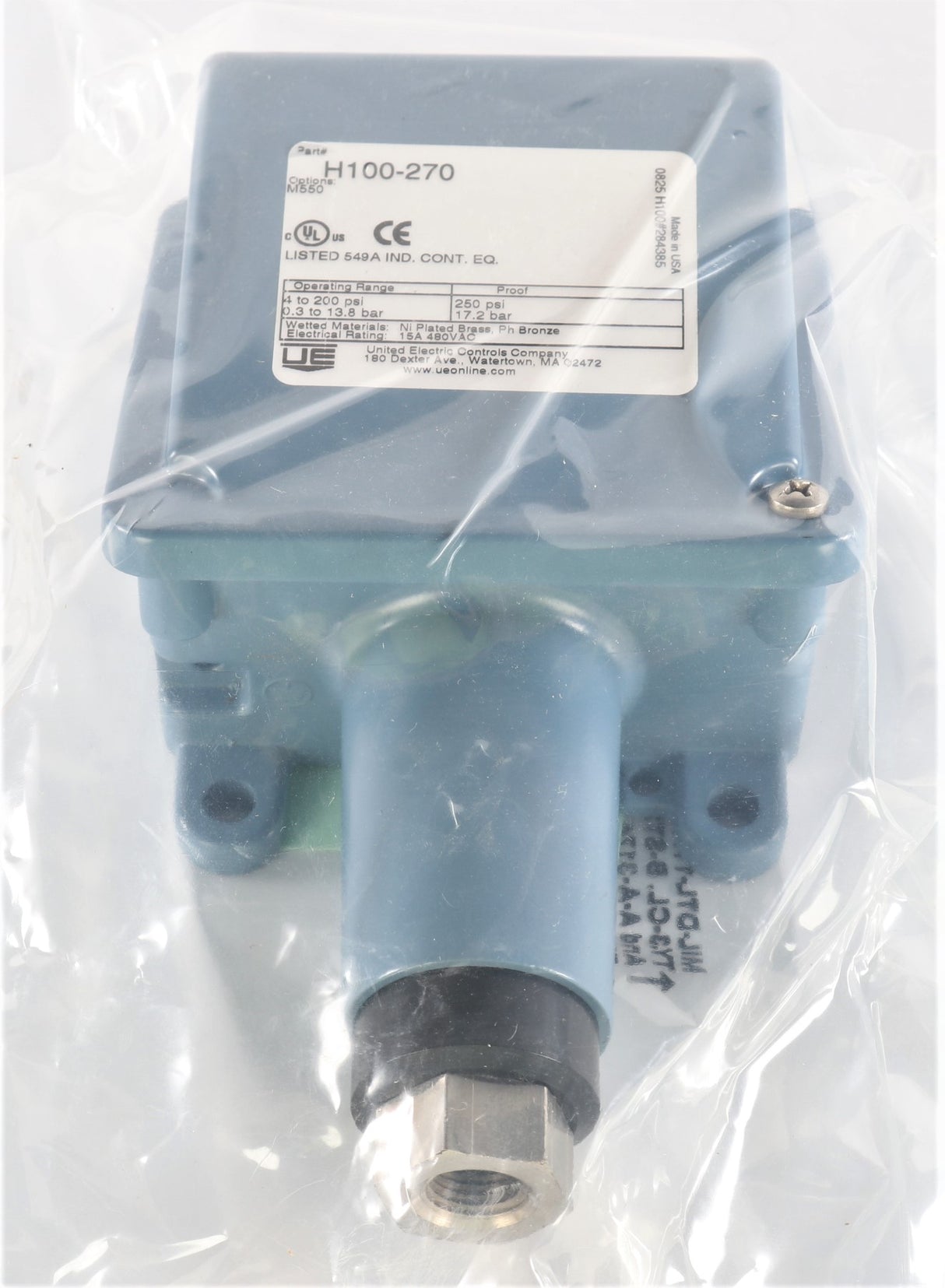 WESTERN ENTERPRISES DIV  ­-­ WME-4-14 ­-­ PRESSURE SWITCH 200 psi MAX