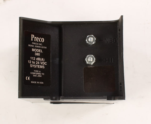 PRECO ­-­ 380 ­-­ BACK UP ALARM