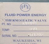 FLUID POWER ENERGY FPE ­-­ A1010V ­-­ THERMOSTATIC VALVE