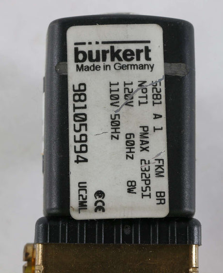 IWS ­-­ 98105994 ­-­ SOLENOID VALVE BURKERT 5281