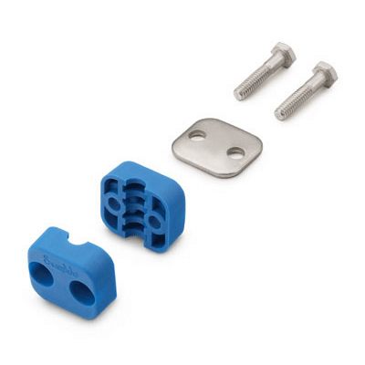 SWAGELOK ­-­ 304-S1-PP-6T ­-­ CLAMP - BOLTED PLASTIC TUBE SUPPORT KIT 3/8 in