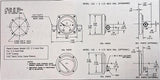 MID-WEST INSTRUMENT ­-­ 122AA-02-O(MH)-500P ­-­ PRESSURE GAUGE - DIFFERENTIAL 500PSIG