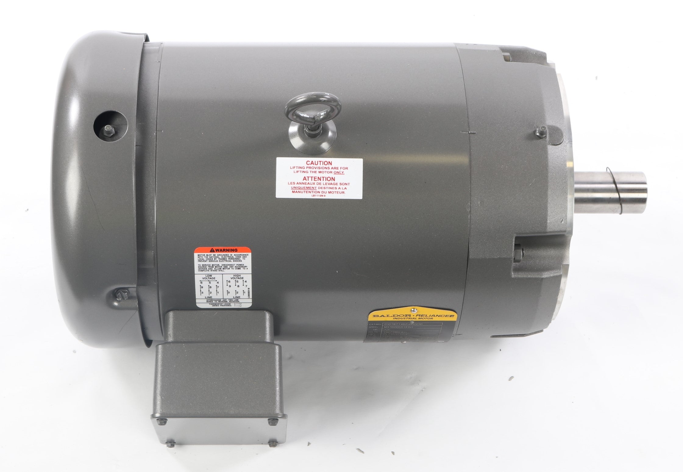 BALDOR - 0107950550-000010 - ELECTRIC MOTOR 7.5HP 190/380