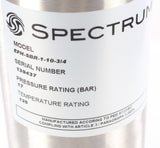 SPECTRUM FILTRATION ­-­ EFH-SBR-1-10-3/4 ­-­ FILTER HOUSING - STAINLESS STEEL