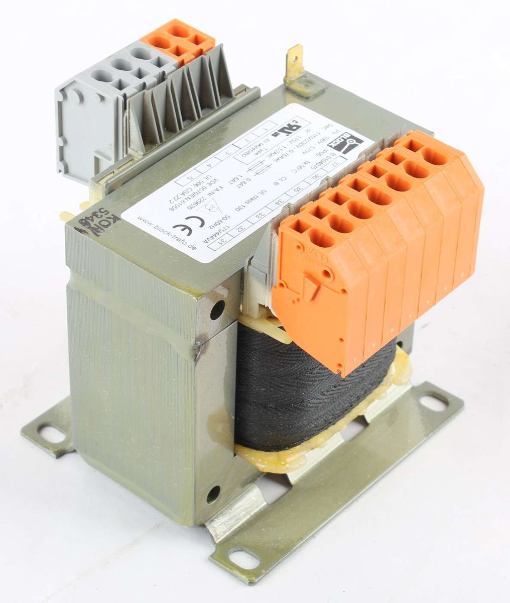 BLOCK Transformatoren-Elektronik - B-0104075 - TRANSFORMER – Iron ...