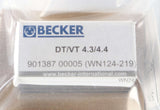 BECKER PUMP ­-­ 901387-00005 ­-­ ROTOR VANE SET OF 5 - 4.4  GRAPHITE