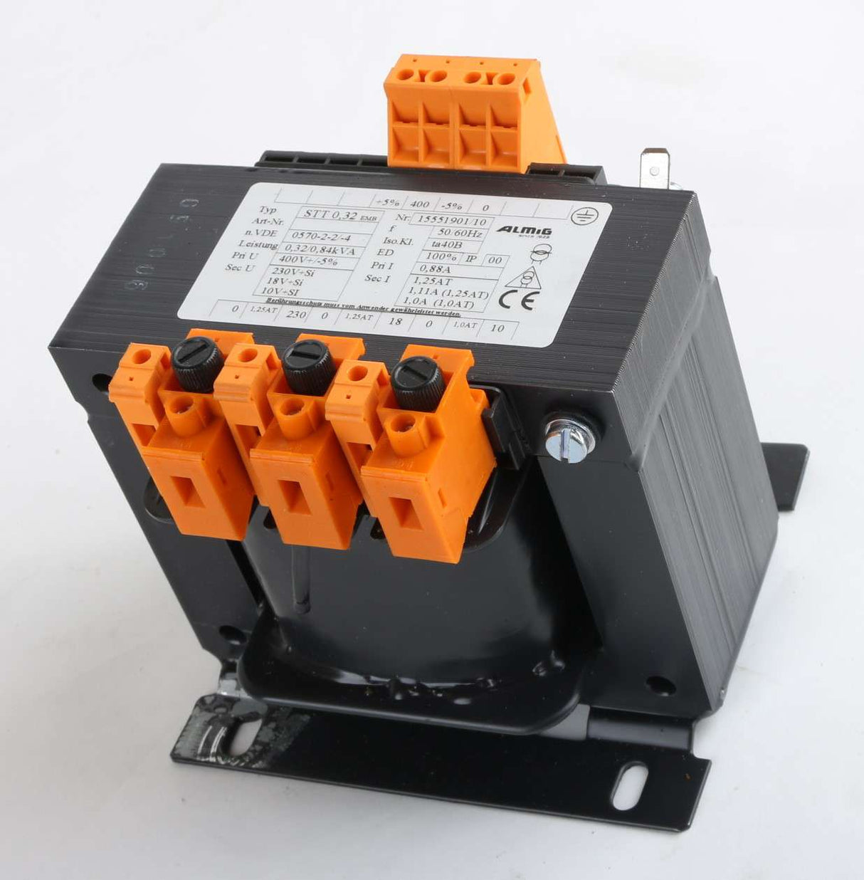 AMLIG ­-­ 15844901/10 ­-­ TRANSFORMER STT 0.32/0.84kVA 400V TO 230V/18V/10V