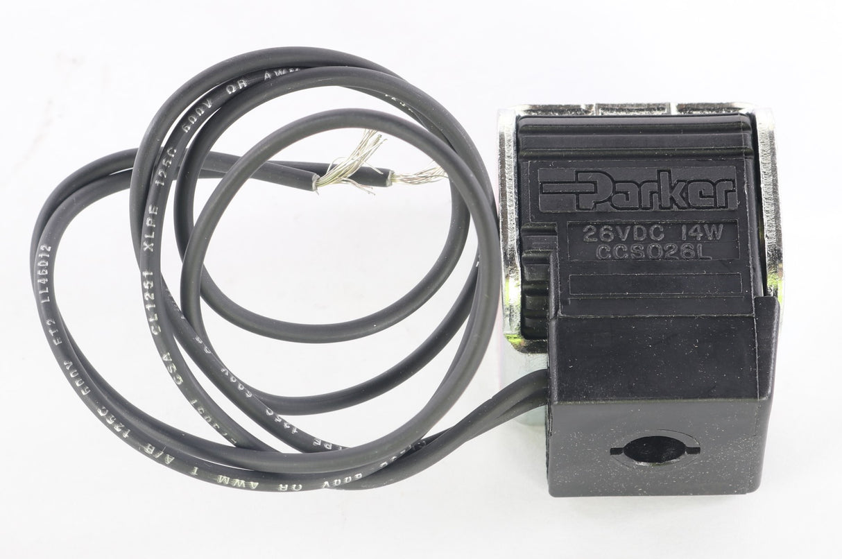 PARKER ­-­ CCS026L ­-­ COIL 14W 26VDC LEAD WIRE