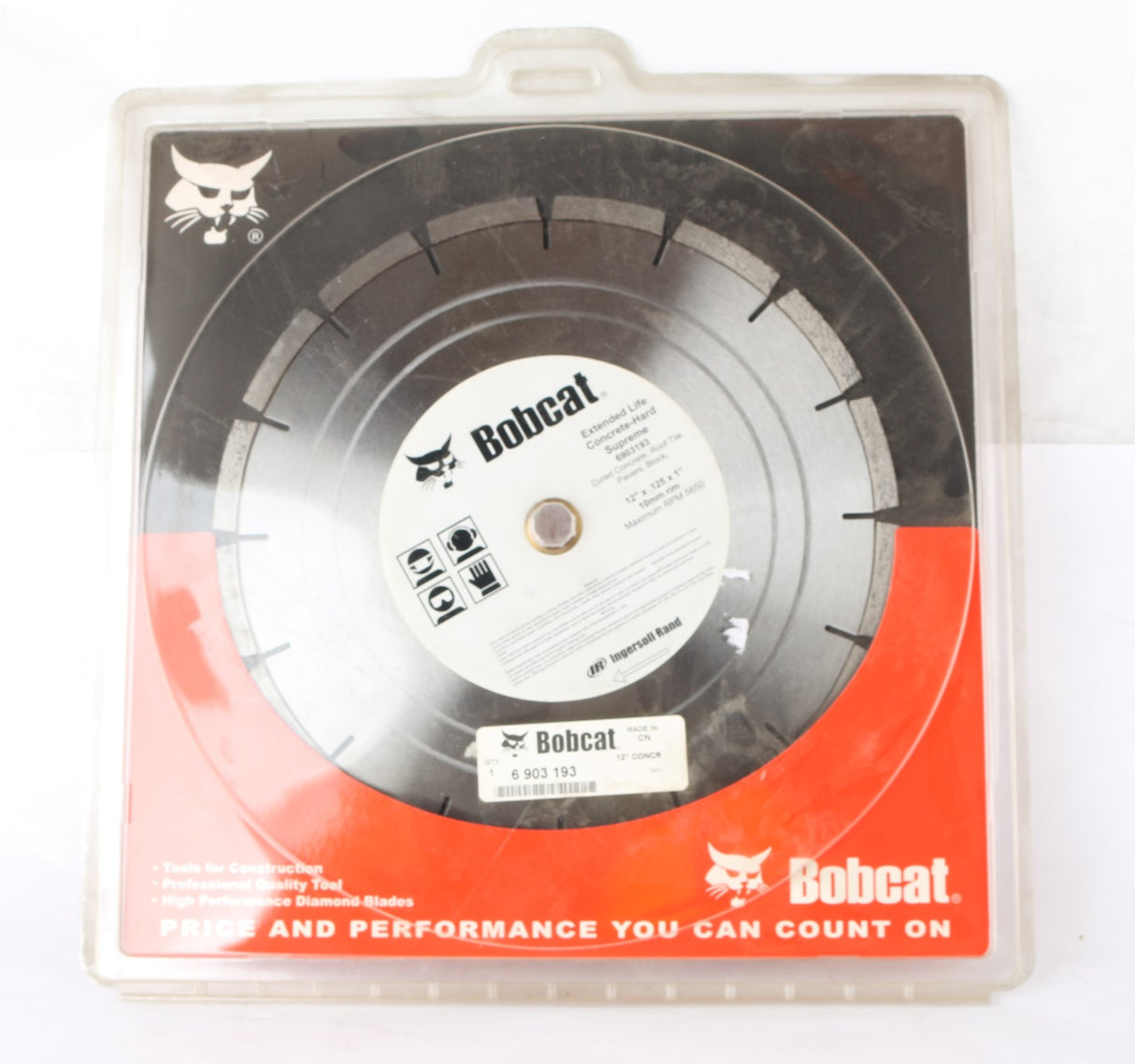 BOBCAT ­-­ 6903193 ­-­ BLADE  12" CONCRETE - SUPREME