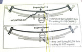 SUPERSPRINGS INT ­-­ SSA8 ­-­ AUXILLARY LEAF SPRING - SILVER 44X3X.447