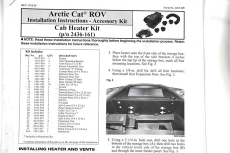 ARCTIC CAT ­-­ 2436-161 ­-­ HEATER