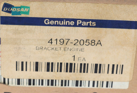 DOOSAN ­-­ 4197-2058A ­-­ BRACKETENGINE MOUNTING