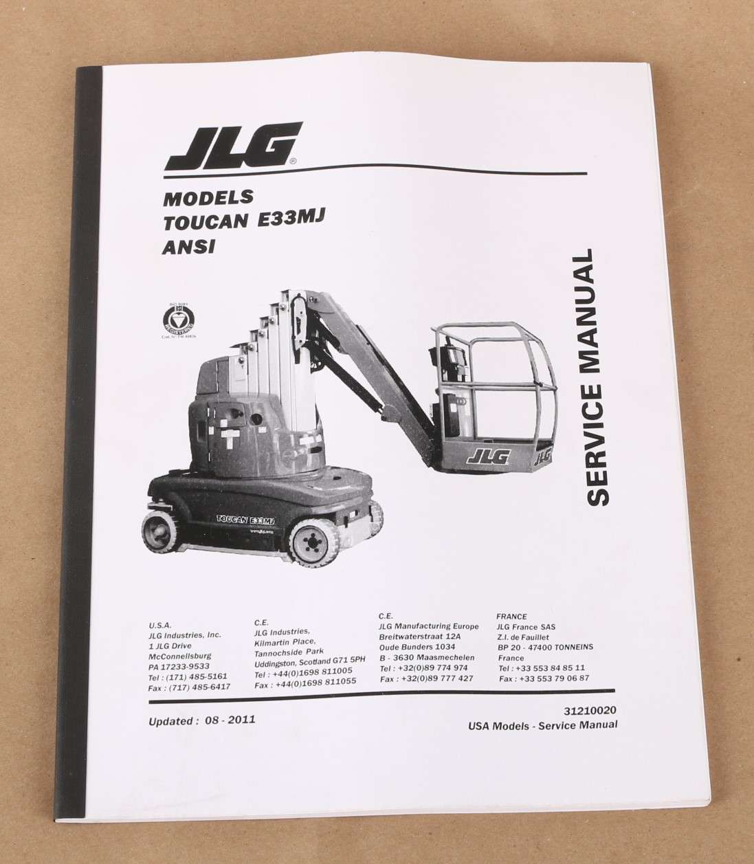 JLG ­-­ 91504002 ­-­ MANUAL SERVICE TF6-42