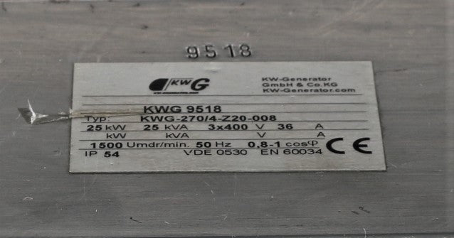 DYNAPAC ­-­ 4812028366 ­-­ ALTERNATOR 25kW 400V 50Hz 3PH