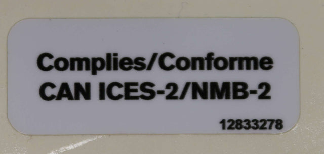 VOLVO ­-­ 12833278 ­-­ DECAL CANADA LABEL