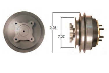 KIT MASTER ­-­ 197527 ­-­ FAN CLUTCH - GOLD TOP W/SOLENOID