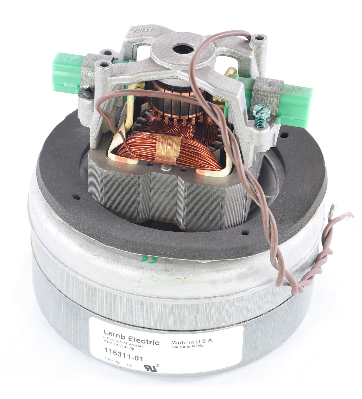 AMETEK DYNAMIC FLUID SOLUTIONS - LAMB/ROTRON/GSE/ ­-­ 131100-00 ­-­ VACUUM/BLOWER MOTOR 120V  60HZ