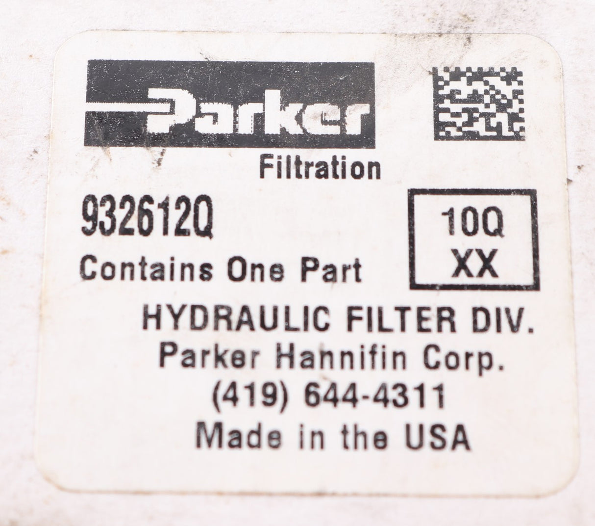 PARKER ­-­ 932612Q ­-­ HYDRAULIC FILTER ELEMNET