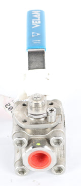 VELAN VALVES ­-­ S03-T0813-SSGA ­-­ BALL VALVE 1/2in NPT 3-PIECE SS