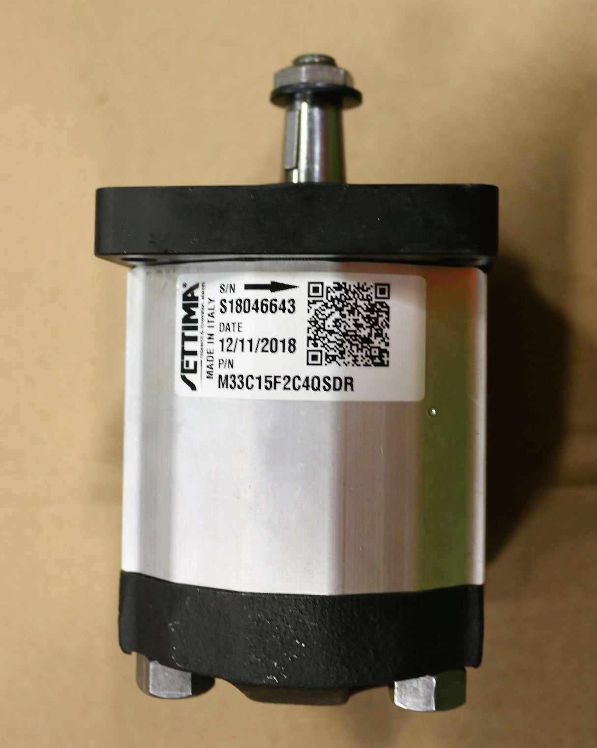 SETTIMA MECCANICA SRL ­-­ M33C15F2C4QSDR ­-­ HYDRAULIC GEAR MOTOR