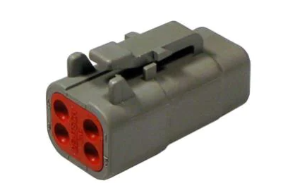 DEUTSCH ­-­ DTM06-4S ­-­ 4 POS SIZE 20 DTM PLUG