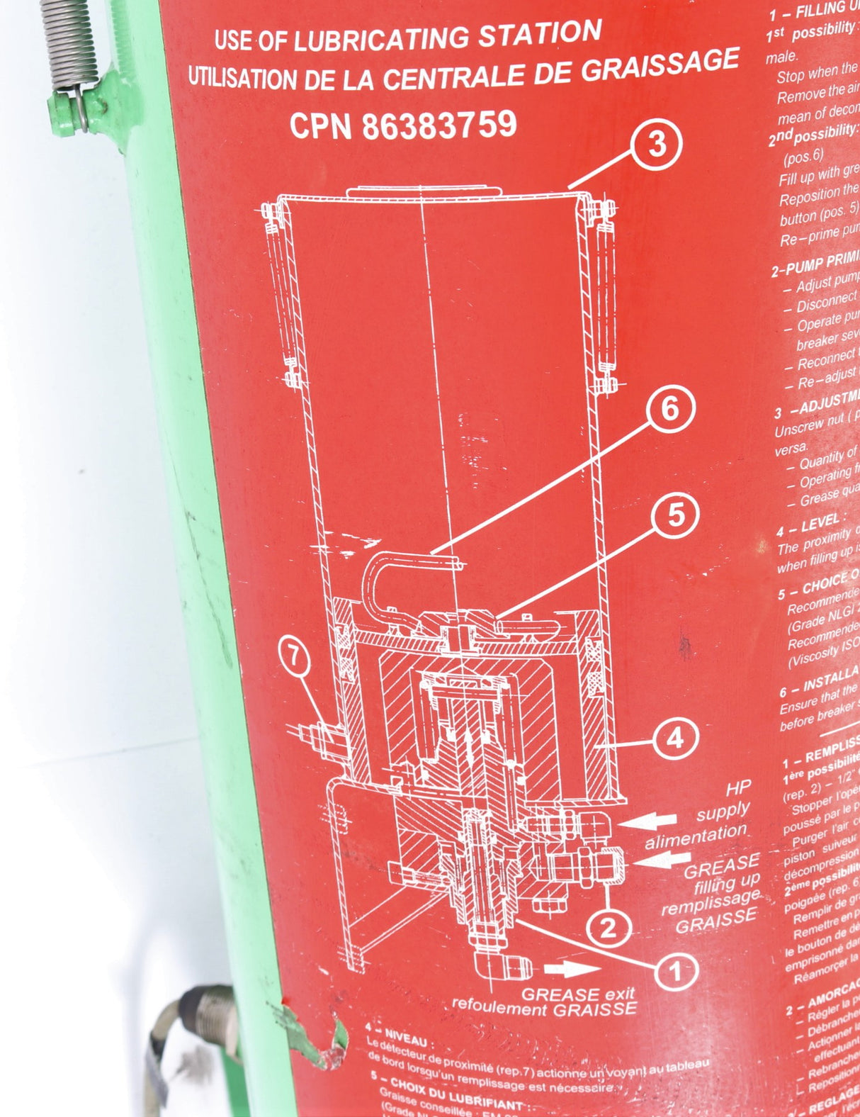 MONTABERT  ­-­ 86383759 ­-­ LUBRICATION STATION