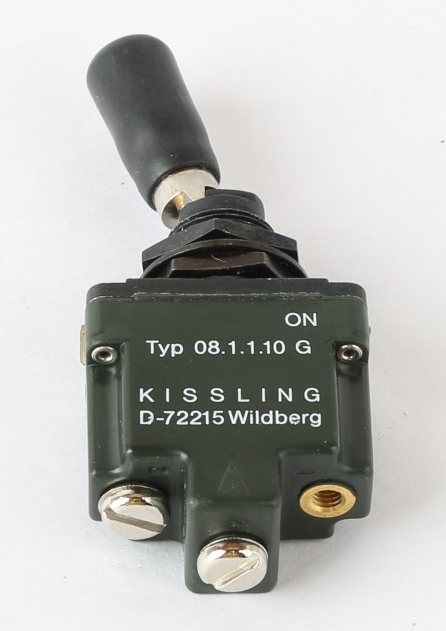 KISSLING ELECTROTEC  ­-­ 08.1.1.10G ­-­ TOGGLE SWITCH