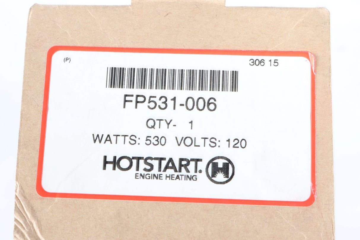 HOTSTART ­-­ FP531-006 ­-­ ENGINE HEATER 530W  120V