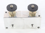 BANDIT ­-­ 900-3944-18 ­-­ dual flow control w/sae #6 por