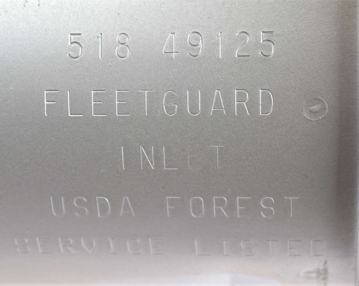 FLEETGUARD EXHAUST  ­-­ 49125A ­-­ MUFFLER - SPARK ARRESTOR