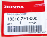 HONDA ­-­ 18310-ZF1-000 ­-­ MUFFLER