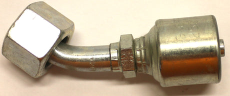 GATES ­-­ G25235-0406 ­-­ FITTING 45 ELBOW - 1/4 HOSE X 3/8 FEM O.R. SWIVEL