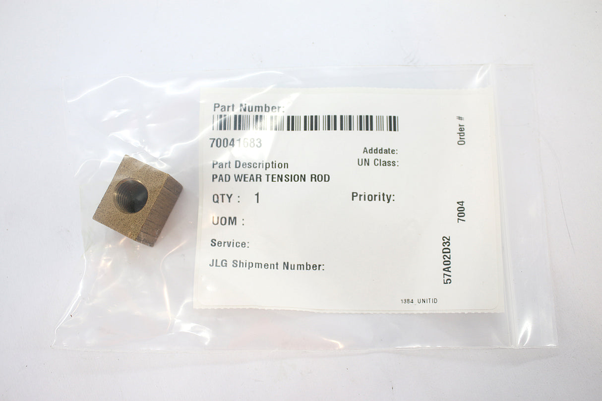 JLG ­-­ 70041683 ­-­ PADWEAR TENSION ROD