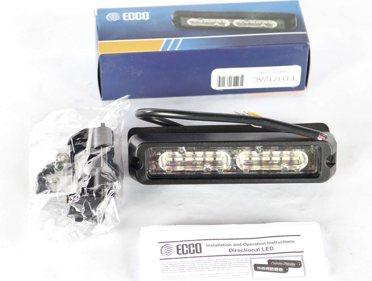 ECCO ­-­ ED3712AC ­-­ LED DIRECTONAL WARNING LIGHT AMBER|WHITE