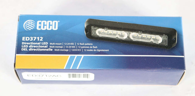 ECCO ­-­ ED3712AC ­-­ LED DIRECTONAL WARNING LIGHT AMBER|WHITE