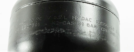 HYDAC ­-­ 03554443 ­-­ HYDRAULIC ACCUMULATOR 0.5 LITER 50 BAR PRE-CHARGE
