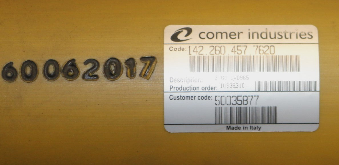 COMER INDUSTRIES ­-­ 142.260.457.7620 ­-­ SHIELD W/ INSTRUCTIONS