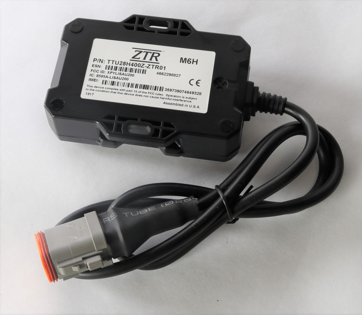 ZTR CONTROL SYSTEMS LLC ­-­ TTU28H400Z-ZTR01 ­-­ TELEMATICS MODULE